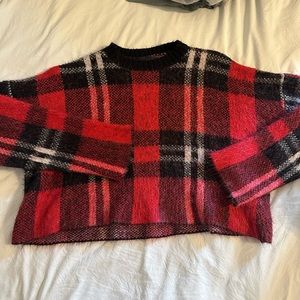 Plaid Forever 21 sweater, size small